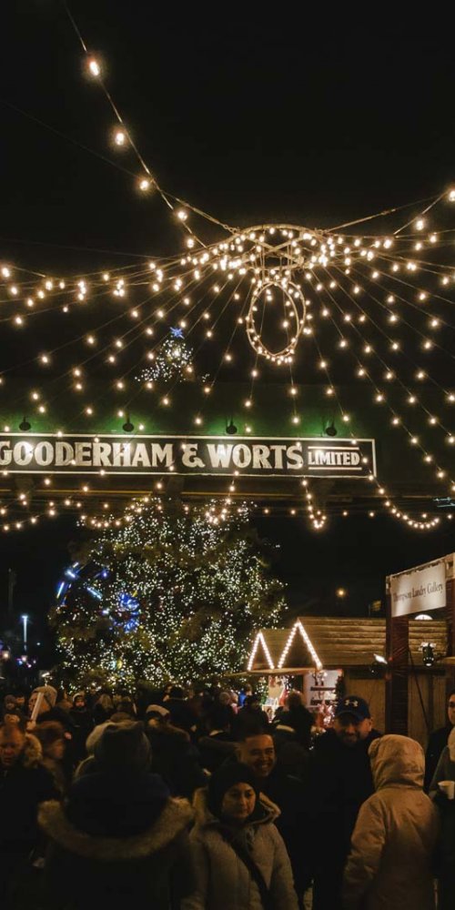 Luxury car in Toronto neighbourhood