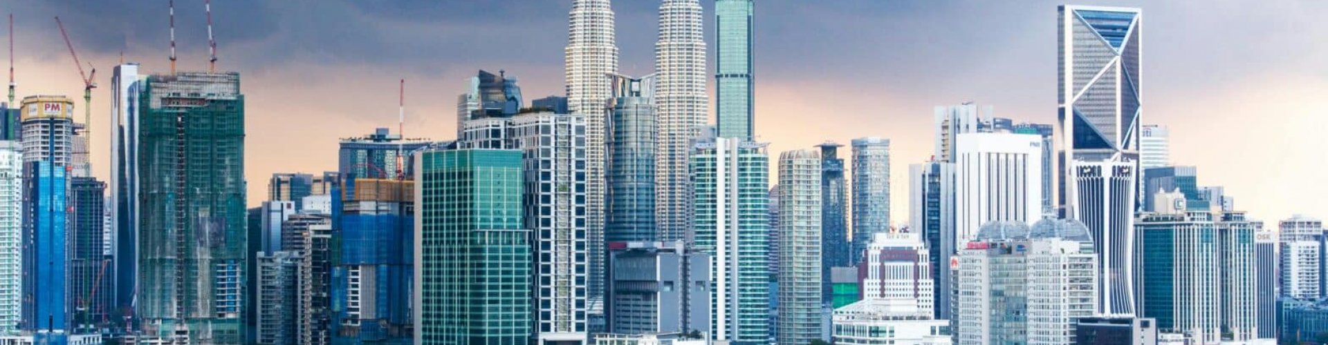 Luxury ride in Kuala Lumpur skyline