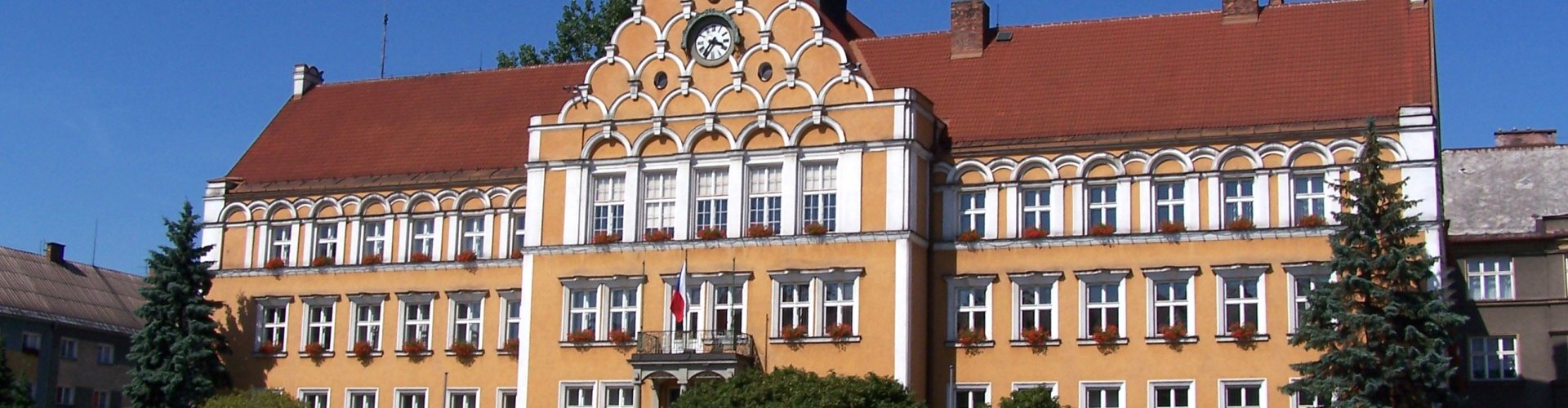 Luxury limousine arriving in Český Těšín