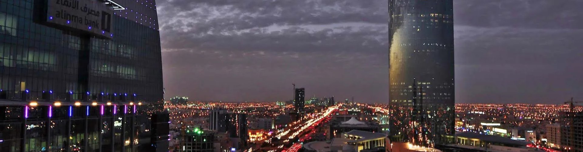 Luxury car journey in Riyadh