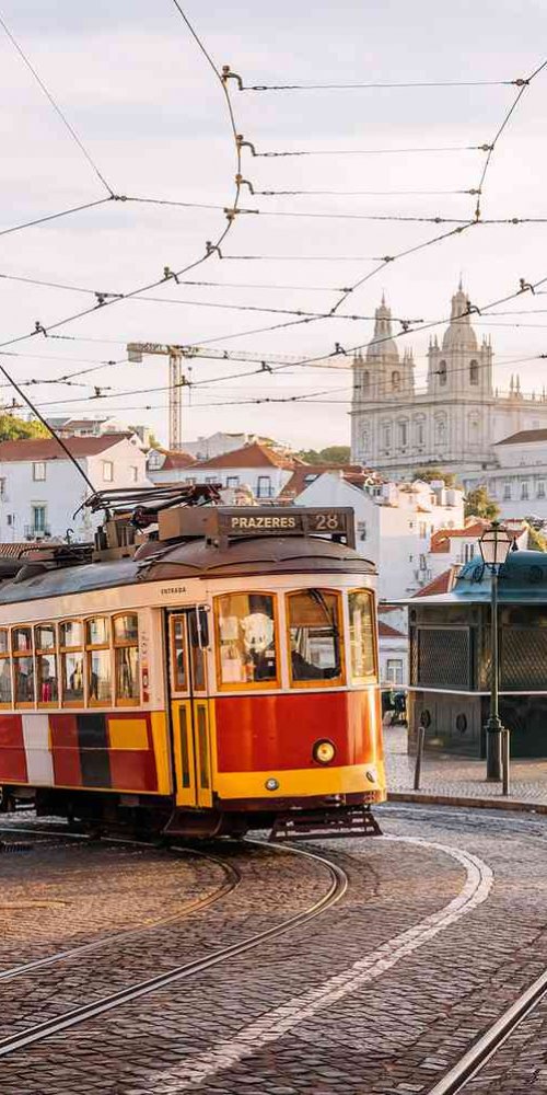 Luxury car in Lisbon