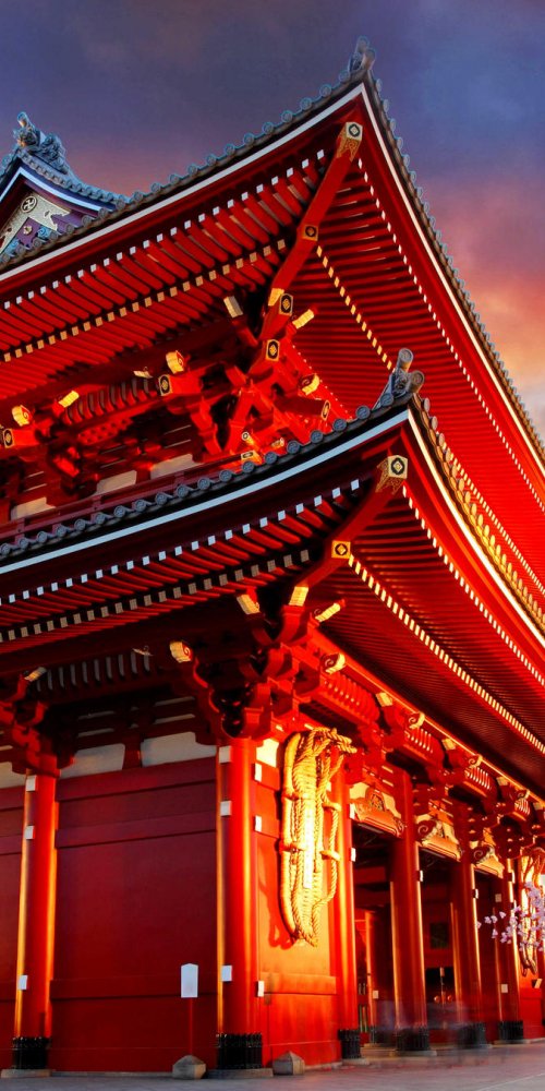 Luxury car interior in Tokyo