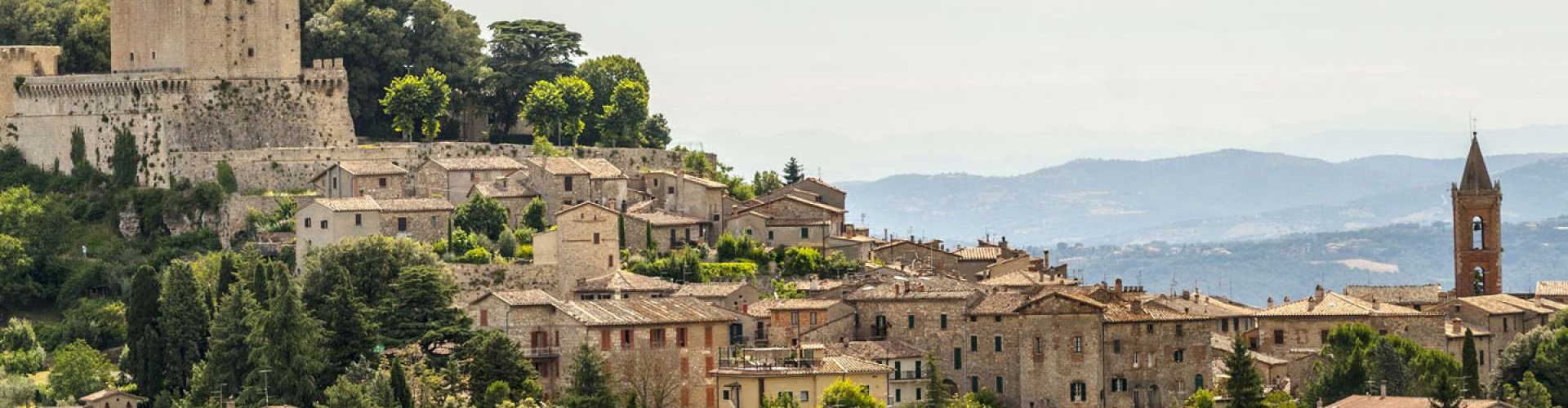 Luxury limousine on Tuscan road