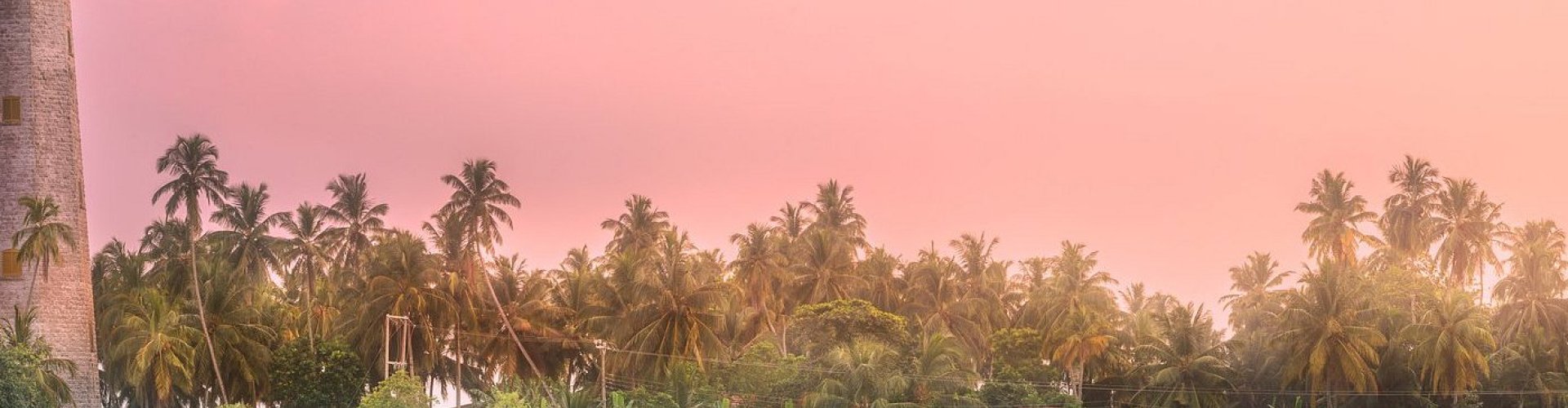 Luxury limousine on the road in Negombo