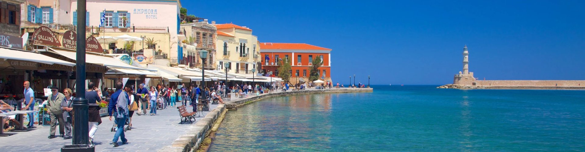 Luxurious limousine in Chania at sunset